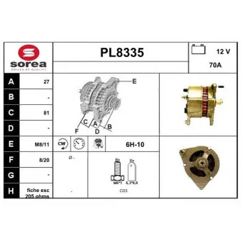 Alternateur SNRA [PL8335]