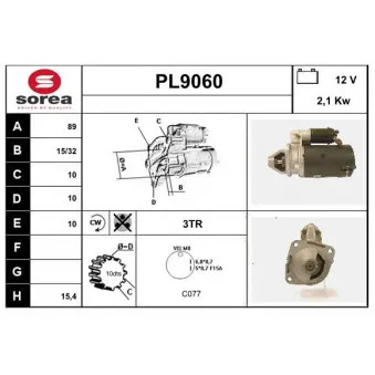 Démarreur SNRA [PL9060]