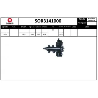 Crémaillière de direction SNRA [SOR3141000]