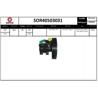 SNRA SOR40503031 - Pompe hydraulique, direction
