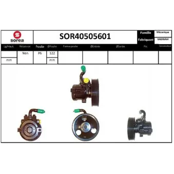 Pompe hydraulique, direction SNRA [SOR40505601]