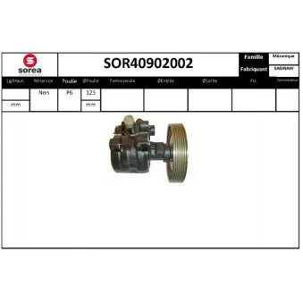 SNRA SOR40902002 - Pompe hydraulique, direction