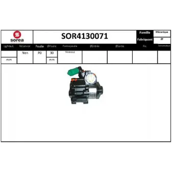 SNRA SOR4130071 - Pompe hydraulique, direction