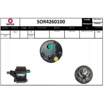 SNRA SOR4260100 - Pompe hydraulique, direction