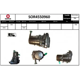 SNRA SOR4550960 - Pompe hydraulique, direction