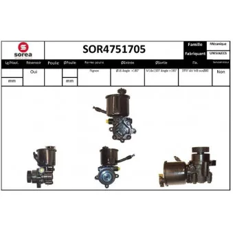 SNRA SOR4751705 - Pompe hydraulique, direction