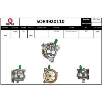 SNRA SOR4920110 - Pompe hydraulique, direction