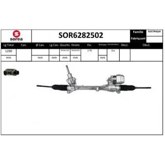 Crémaillière de direction SNRA [SOR6282502]