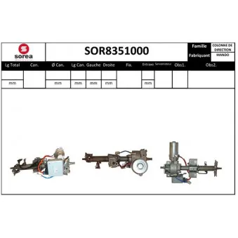 Colonne de direction SNRA [SOR8351000]