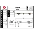 SNRA T2229 - Arbre de transmission