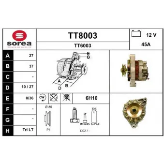 Alternateur SNRA [TT8003]