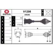 SNRA V1298 - Arbre de transmission