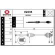 SNRA V2235 - Arbre de transmission