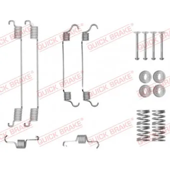 Kit d'accessoires, mâchoires de frein de stationnement QUICK BRAKE 105-0034