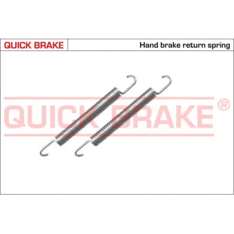 QUICK BRAKE 105-0480 - Kit d'accessoires, mâchoires de frein de stationnement