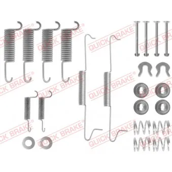 Kit d'accessoires, mâchoire de frein QUICK BRAKE 105-0526