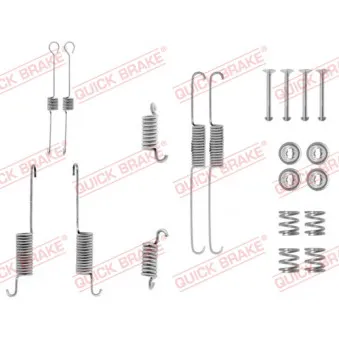 QUICK BRAKE 105-0615 - Kit d'accessoires, mâchoire de frein