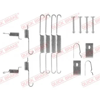 Kit d'accessoires, mâchoire de frein QUICK BRAKE 105-0663 pour MAZDA 323 1.6 GT - 86cv