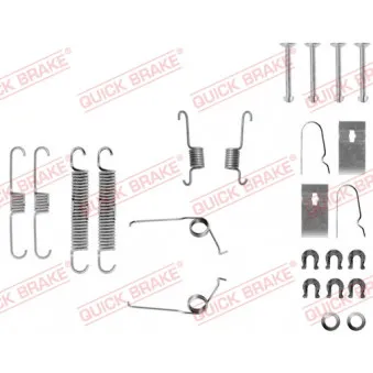 Kit d'accessoires, mâchoire de frein QUICK BRAKE 105-0693