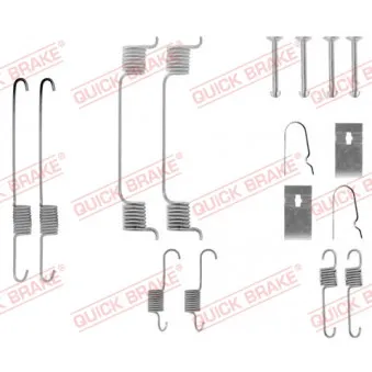 QUICK BRAKE 105-0700 - Kit d'accessoires, mâchoire de frein