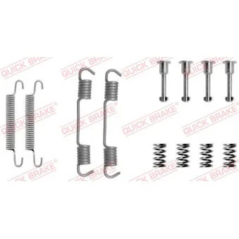 QUICK BRAKE 105-0708 - Kit d'accessoires, mâchoires de frein de stationnement