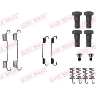 QUICK BRAKE 105-0716 - Kit d'accessoires, mâchoires de frein de stationnement