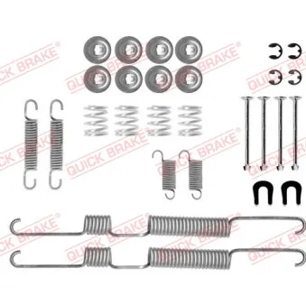 QUICK BRAKE 105-0730 - Kit d'accessoires, mâchoire de frein