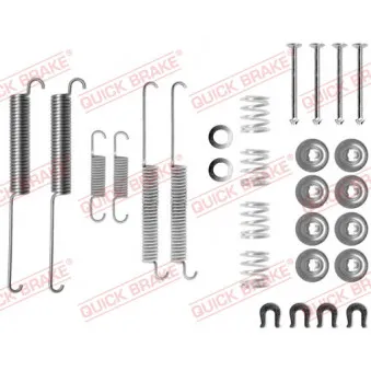 Kit d'accessoires, mâchoire de frein QUICK BRAKE 105-0787 pour MITSUBISHI L 2.5 TD 4WD - 133cv