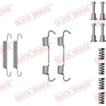 QUICK BRAKE 105-0801 - Kit d'accessoires, mâchoires de frein de stationnement