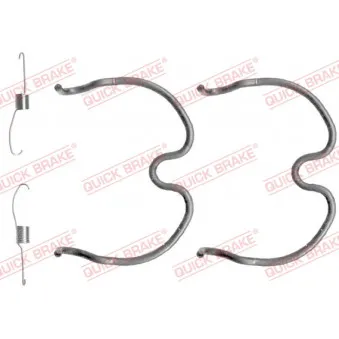 QUICK BRAKE 105-0837 - Kit d'accessoires, mâchoire de frein