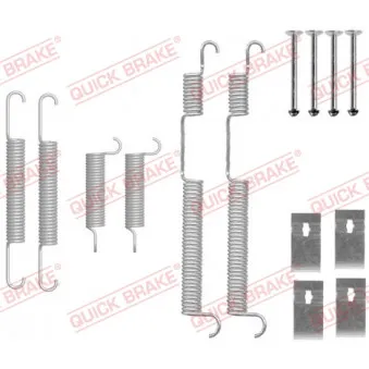 Kit d'accessoires, mâchoire de frein QUICK BRAKE 105-0844 pour KIA RETONA 2.0 TD - 83cv