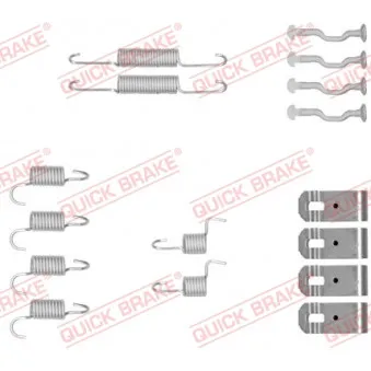 QUICK BRAKE 105-0876 - Kit d'accessoires, mâchoires de frein de stationnement