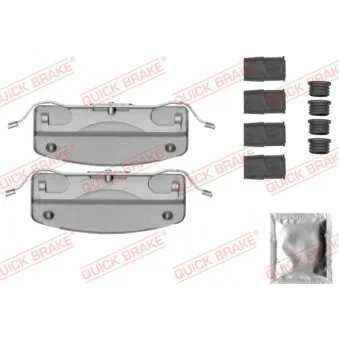 Kit d'accessoires, plaquette de frein à disque QUICK BRAKE 109-0041