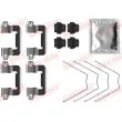 QUICK BRAKE 109-0064 - Kit d'accessoires, plaquette de frein à disque