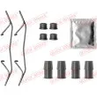 QUICK BRAKE 109-0075 - Kit d'accessoires, plaquette de frein à disque
