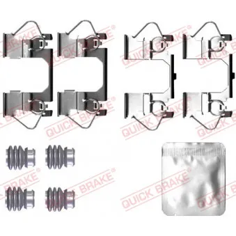 Kit d'accessoires, plaquette de frein à disque QUICK BRAKE 109-0116