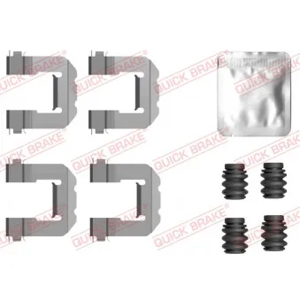 Kit d'accessoires, plaquette de frein à disque QUICK BRAKE 109-0127