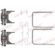 Kit d'accessoires, plaquette de frein à disque QUICK BRAKE [109-0928]