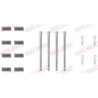 Kit d'accessoires, plaquette de frein à disque QUICK BRAKE 109-0970