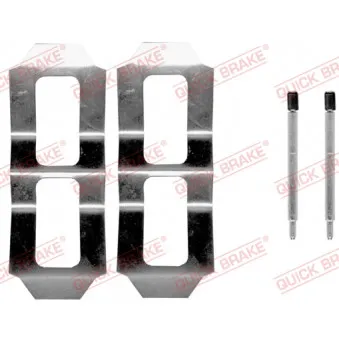 Kit d'accessoires, plaquette de frein à disque QUICK BRAKE 109-0987 pour MERCEDES-BENZ T2/L L 410 - 95cv