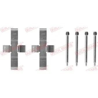 QUICK BRAKE 109-1004 - Kit d'accessoires, plaquette de frein à disque