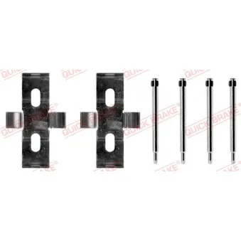 QUICK BRAKE 109-1007 - Kit d'accessoires, plaquette de frein à disque