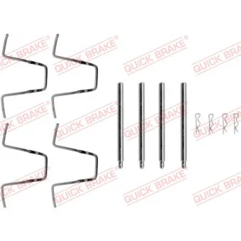 QUICK BRAKE 109-1010 - Kit d'accessoires, plaquette de frein à disque