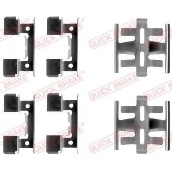QUICK BRAKE 109-1022 - Kit d'accessoires, plaquette de frein à disque