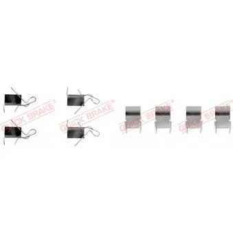QUICK BRAKE 109-1060 - Kit d'accessoires, plaquette de frein à disque