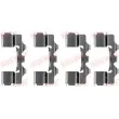 Kit d'accessoires, plaquette de frein à disque QUICK BRAKE [109-1104]