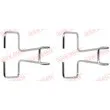 QUICK BRAKE 109-1111 - Kit d'accessoires, plaquette de frein à disque