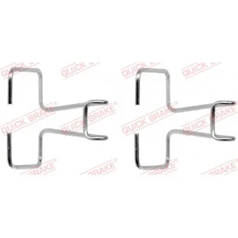 Kit d'accessoires, plaquette de frein à disque QUICK BRAKE 109-1111