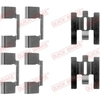 QUICK BRAKE 109-1160 - Kit d'accessoires, plaquette de frein à disque