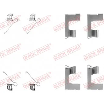 Kit d'accessoires, plaquette de frein à disque QUICK BRAKE 109-1179